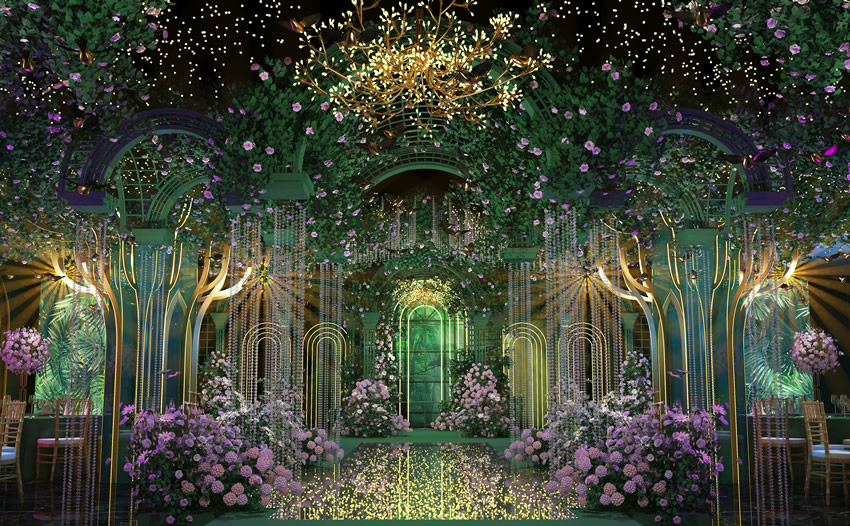 伊吾奇妙森林婚礼堂效果展示
